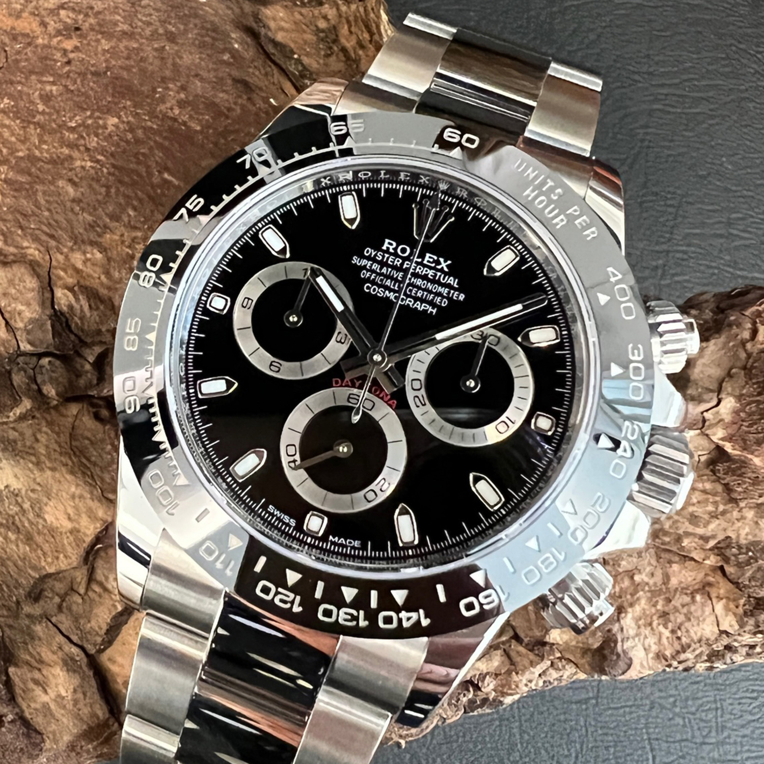 Rolex Cosmograph Daytona Black Dial Stainless Steel 116500ln-0002