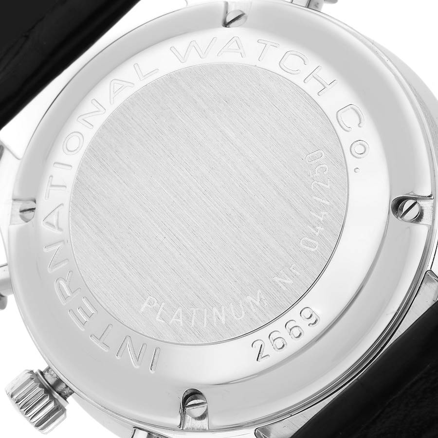 IWC Portuguese Chrono Rattrapante Platinum Limited 250 Mens Watch IW371205