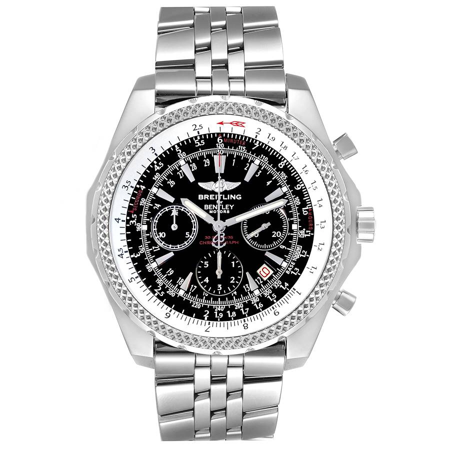 Breitling Bentley Motors Special Edition Steel Mens Watch A25362