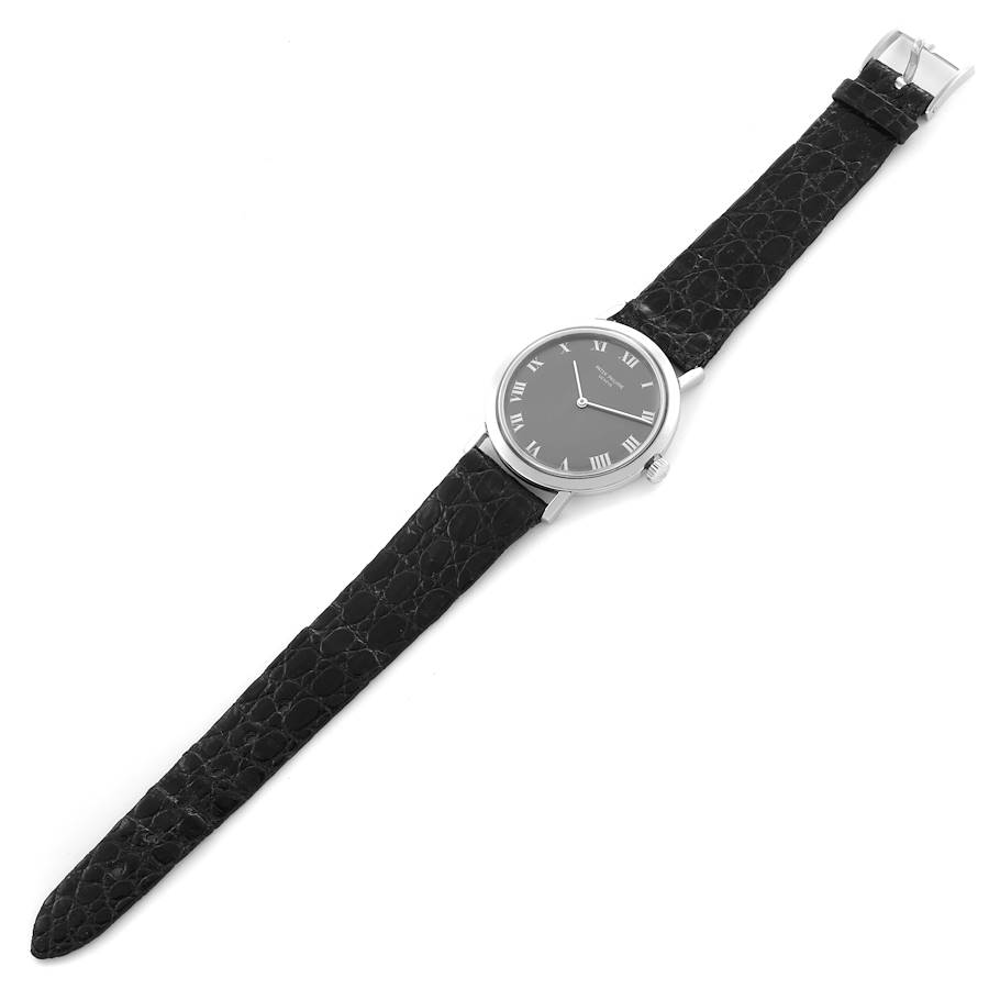 Patek Philippe Calatrava Steel Vintage Mens Watch 3509A Papers