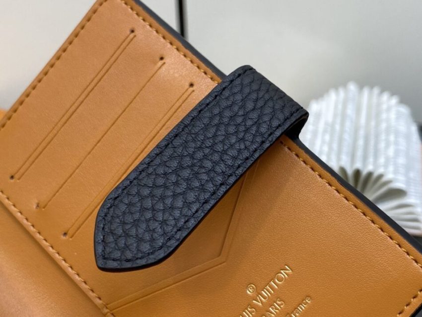 Louis Vuitton Vertical Compact Wallet Black