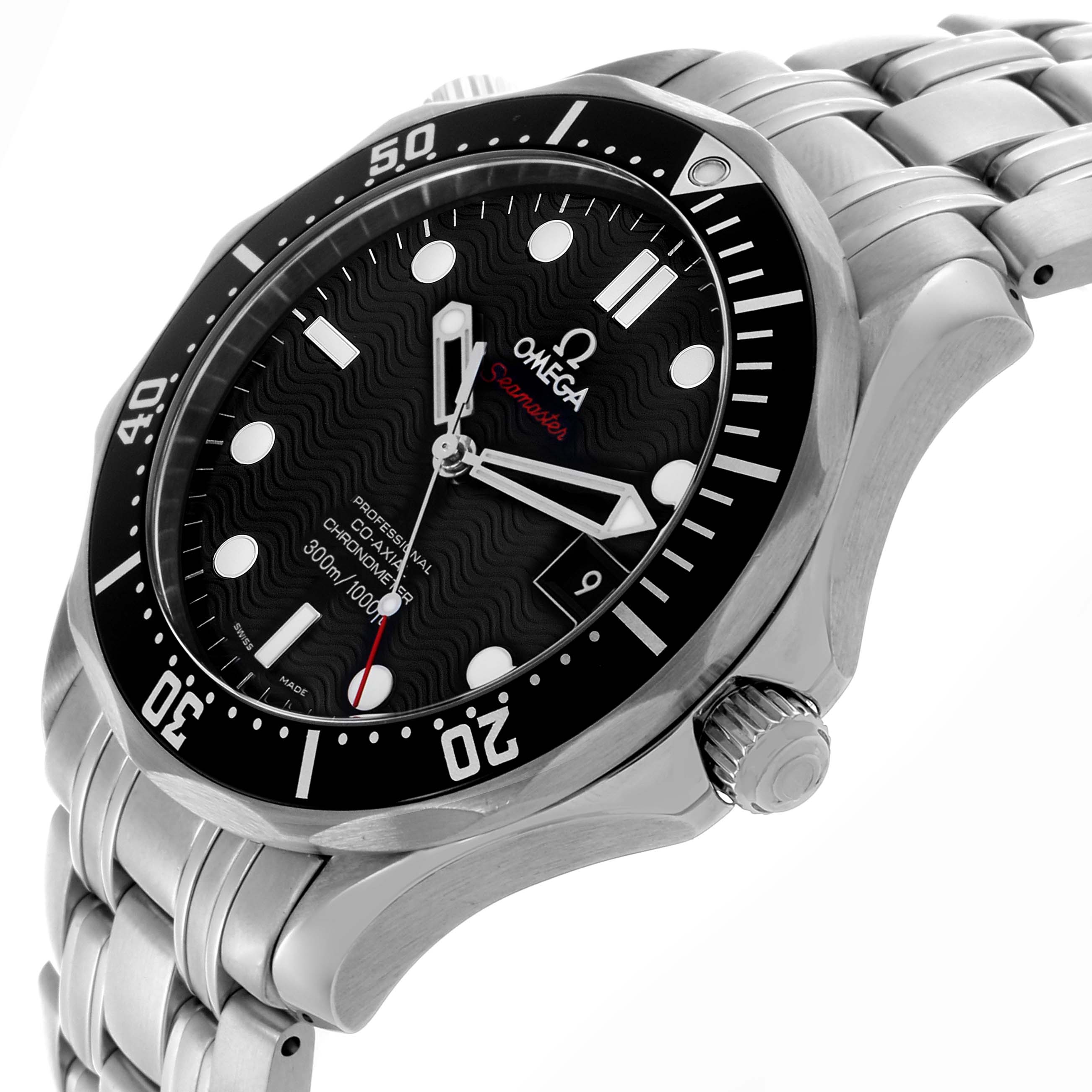 Omega Seamaster Black Dial Steel Mens Watch 41.0 MM 212.30.41.20.01.002