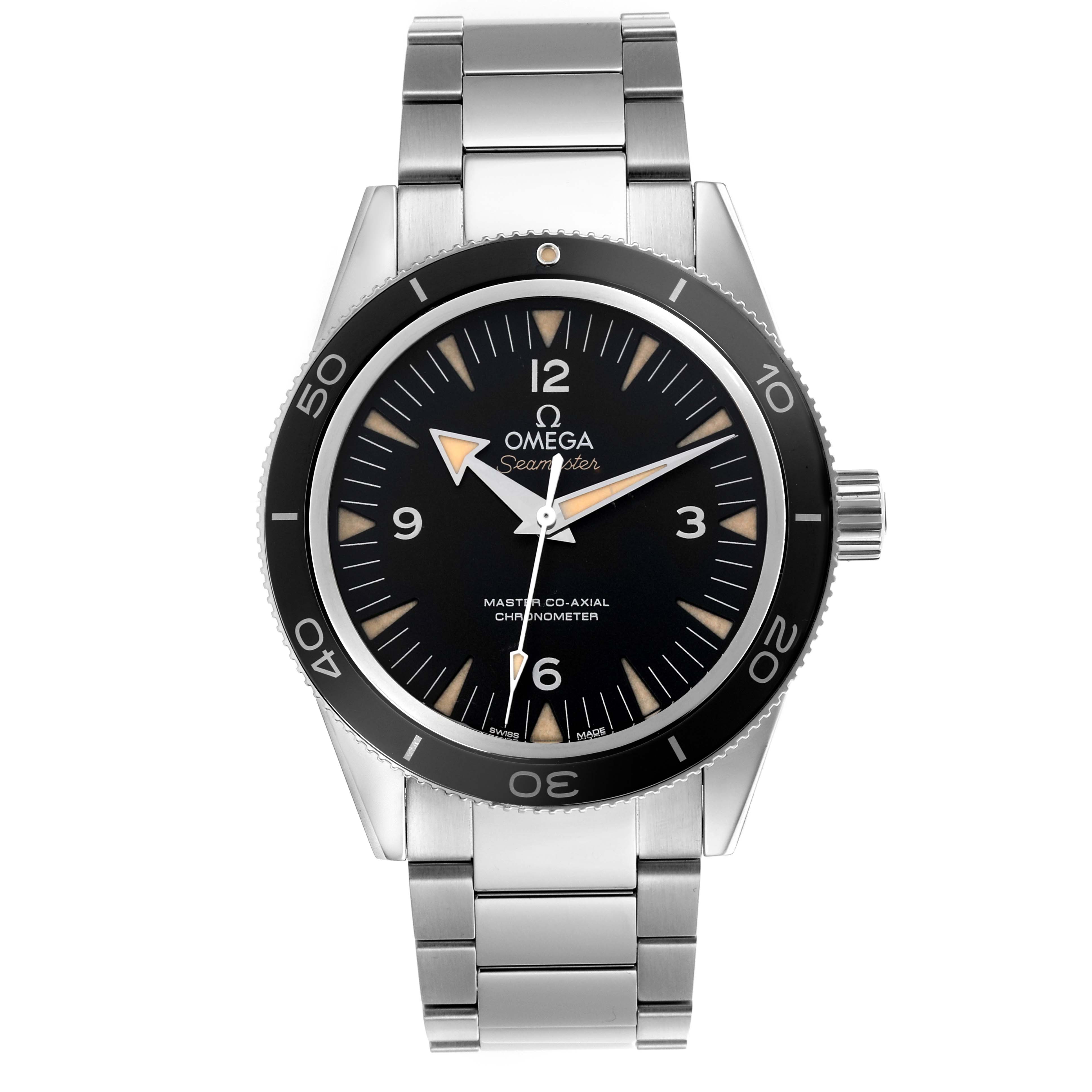 Omega Seamaster 300 Master CoAxial Steel Mens Watch 41.0 MM 233.30.41.21.01.001