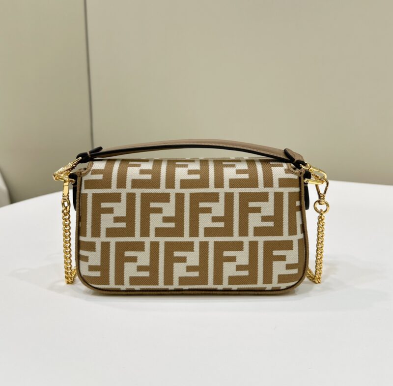 Replica Fendi Baguette Ff Brown