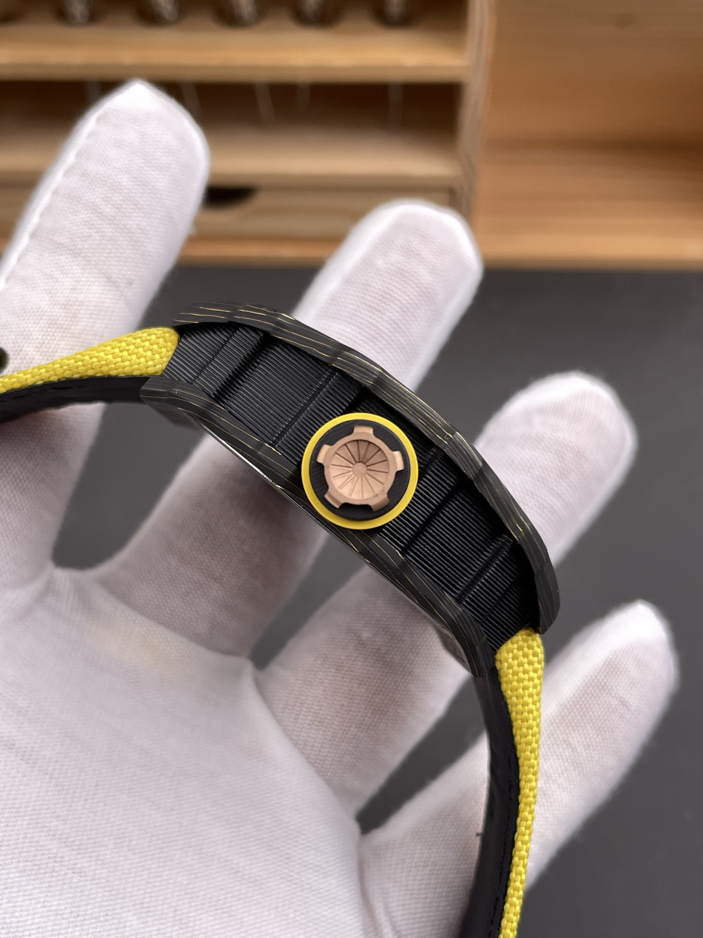 RM12-01 Carbon Fiber Yellow