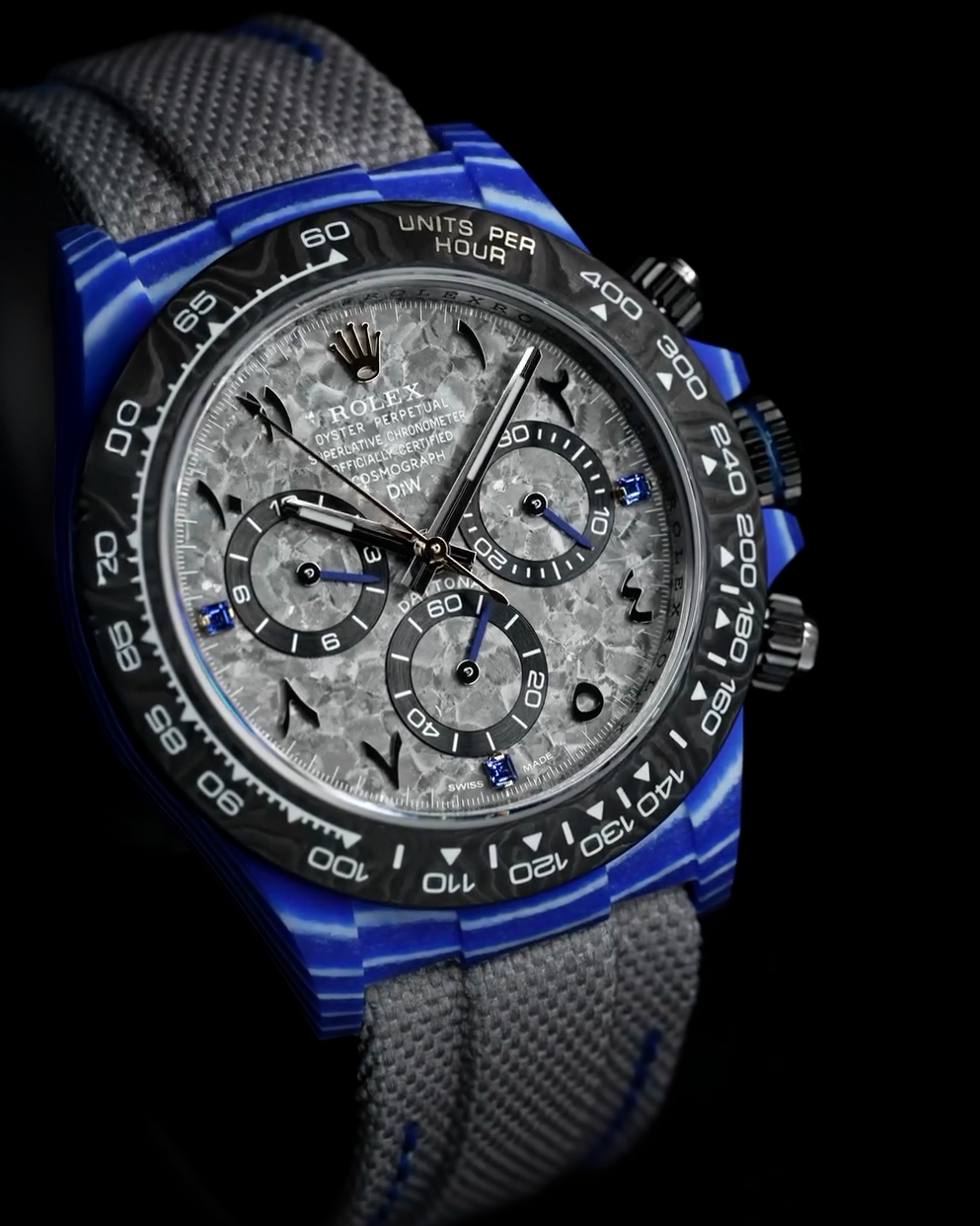 Rolex DiW Daytona Liquid Titanium Dial CarboQuartz