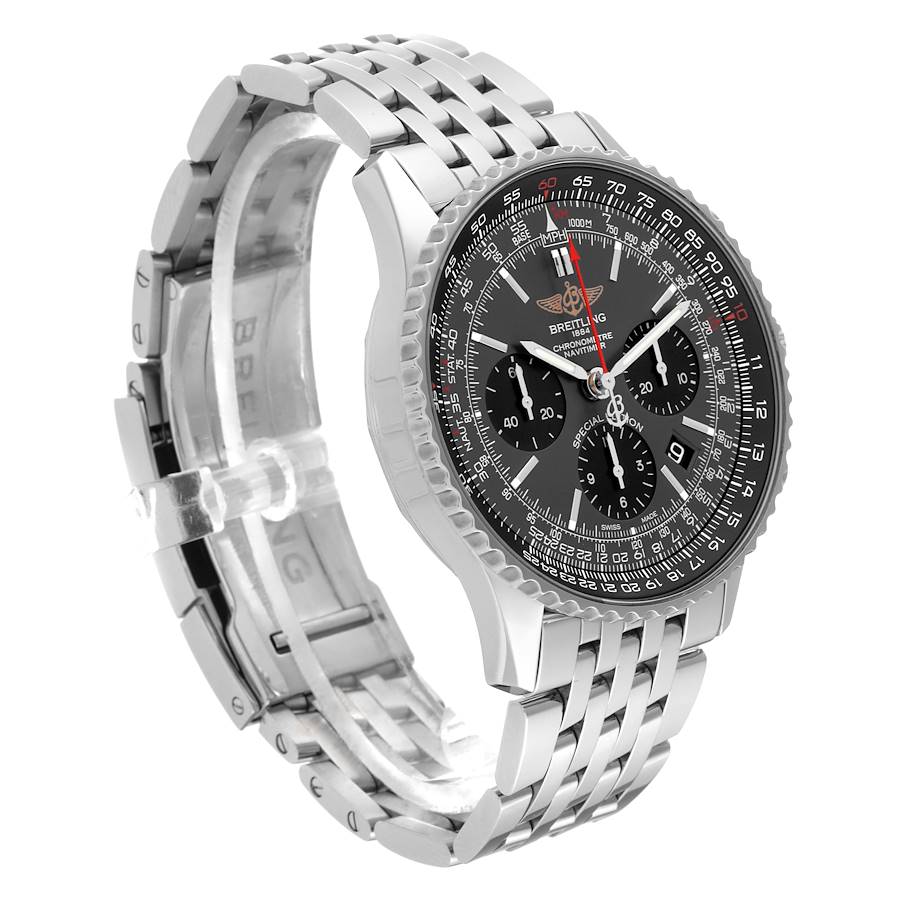 Breitling Navitimer 01 Japanese LE Steel Mens Watch AB0121
