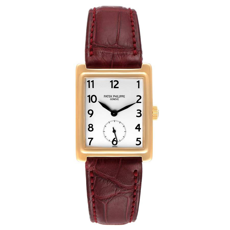 Patek Philippe Gondolo 18K Yellow Gold Silver Dial Mens Watch 5010