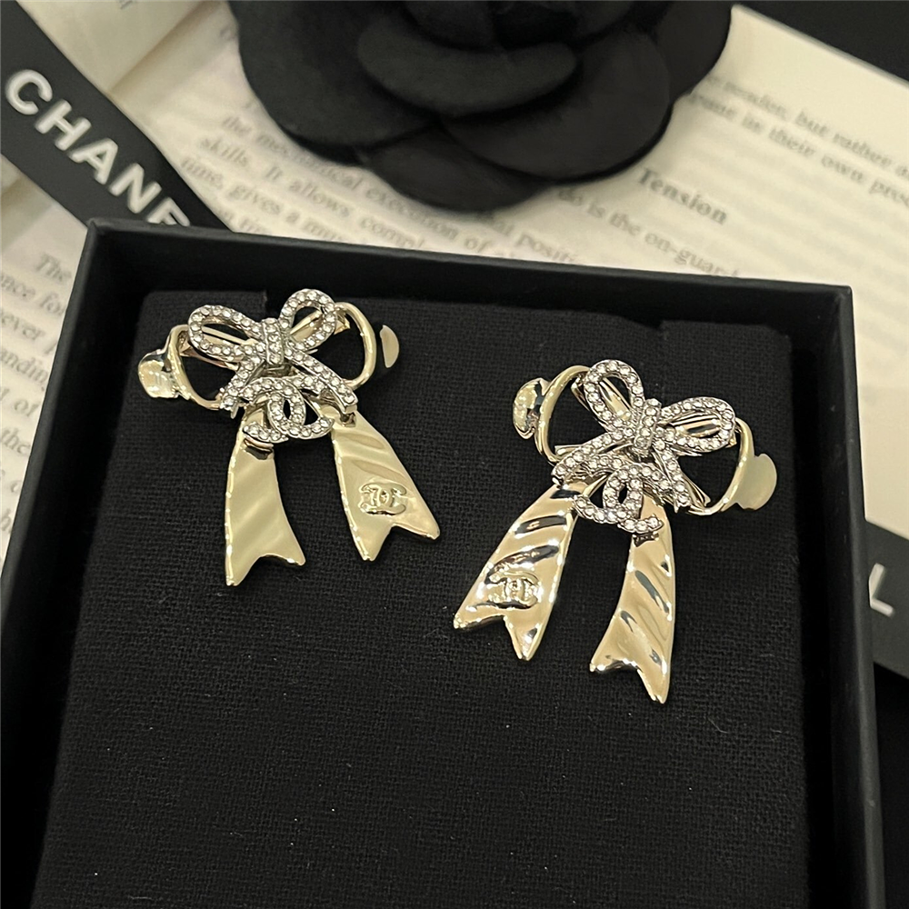 Chanel Stud Earrings With Gold Abg598 B22434 U4561