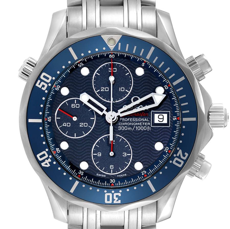 Omega Seamaster 300m Chronograph Steel Mens Watch 2225.80.00