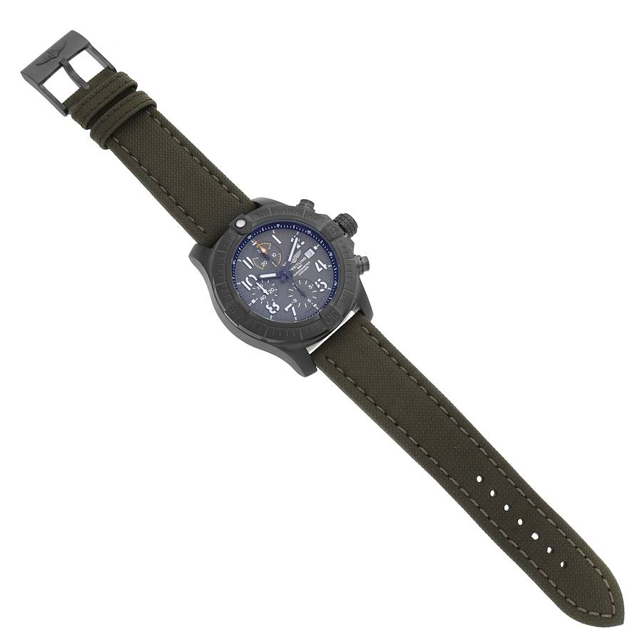 Breitling Avenger Night Mission DLC Coated Titanium Mens Watch V13317