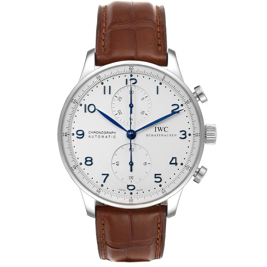 IWC Portuguese Chronograph Automatic Steel Mens Watch IW371417