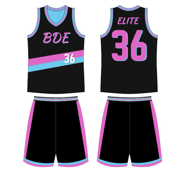 Fully Customizable Design Sublimated Basketball Uniforms
