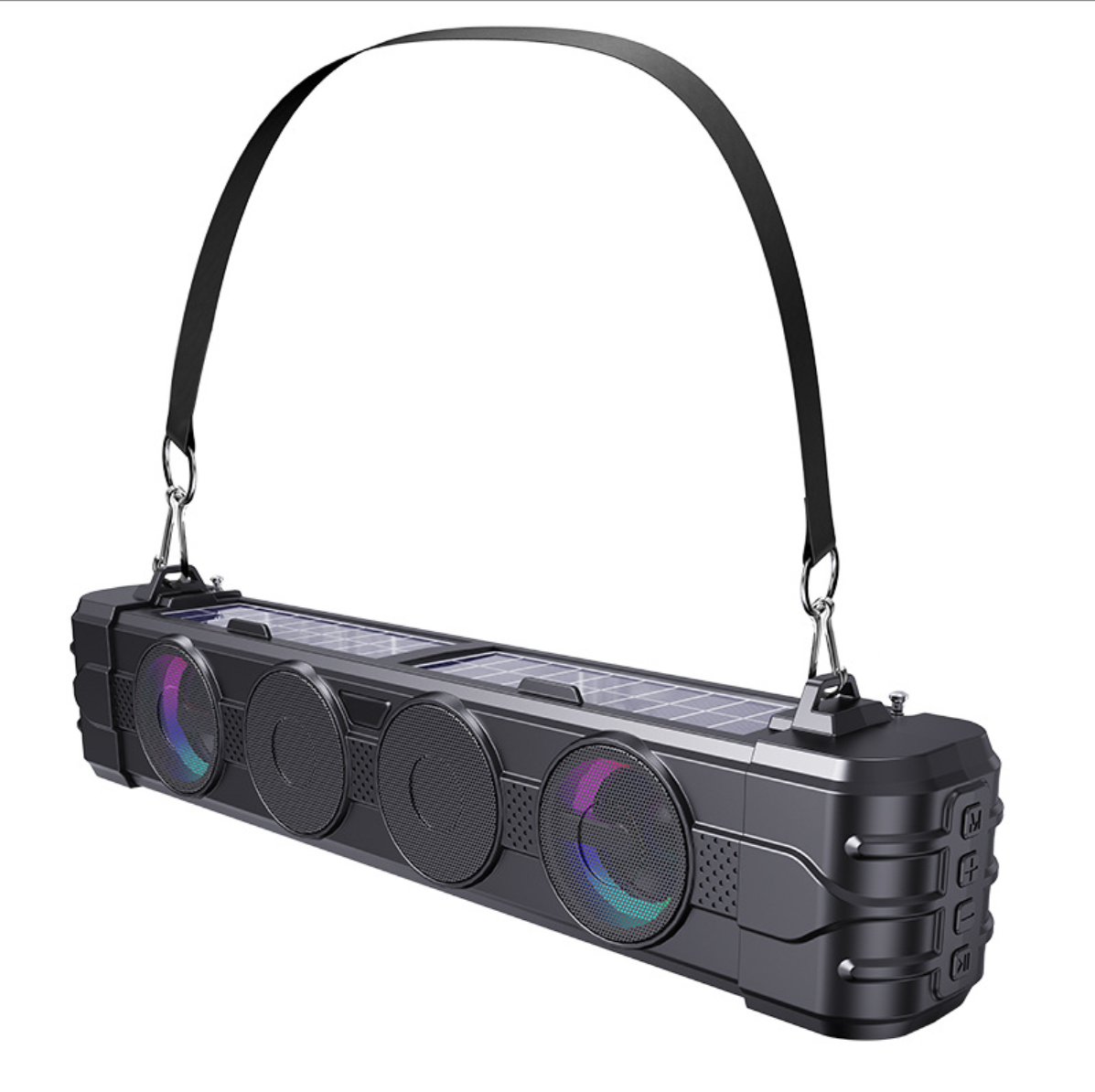 Solar Powered Bluetooth Speaker Outdoor Portable Sound Box