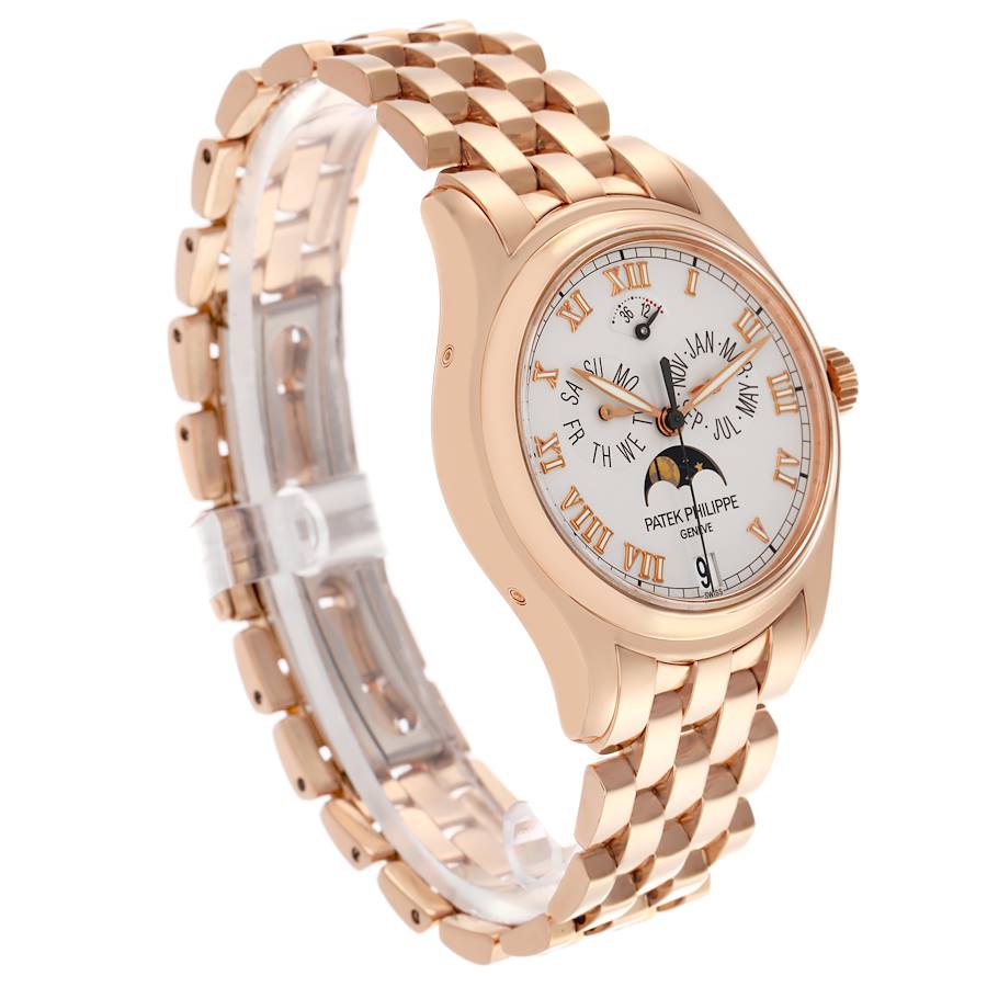 Patek Philippe Annual Calendar Moonphase Rose Gold Mens Watch 5036