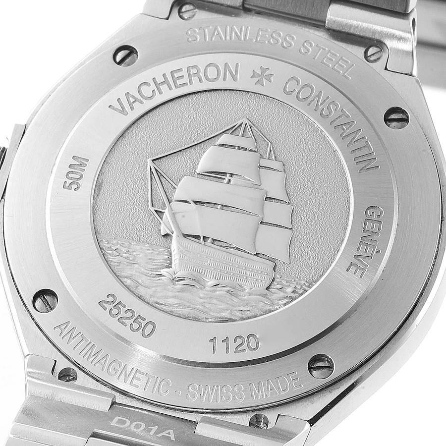 Vacheron Constantin Overseas 34 Steel MOP Diamond Ladies Watch 25750