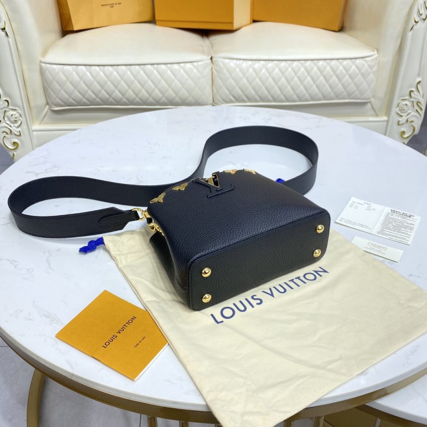 Replica Loius Vuitton Capucines Small Black