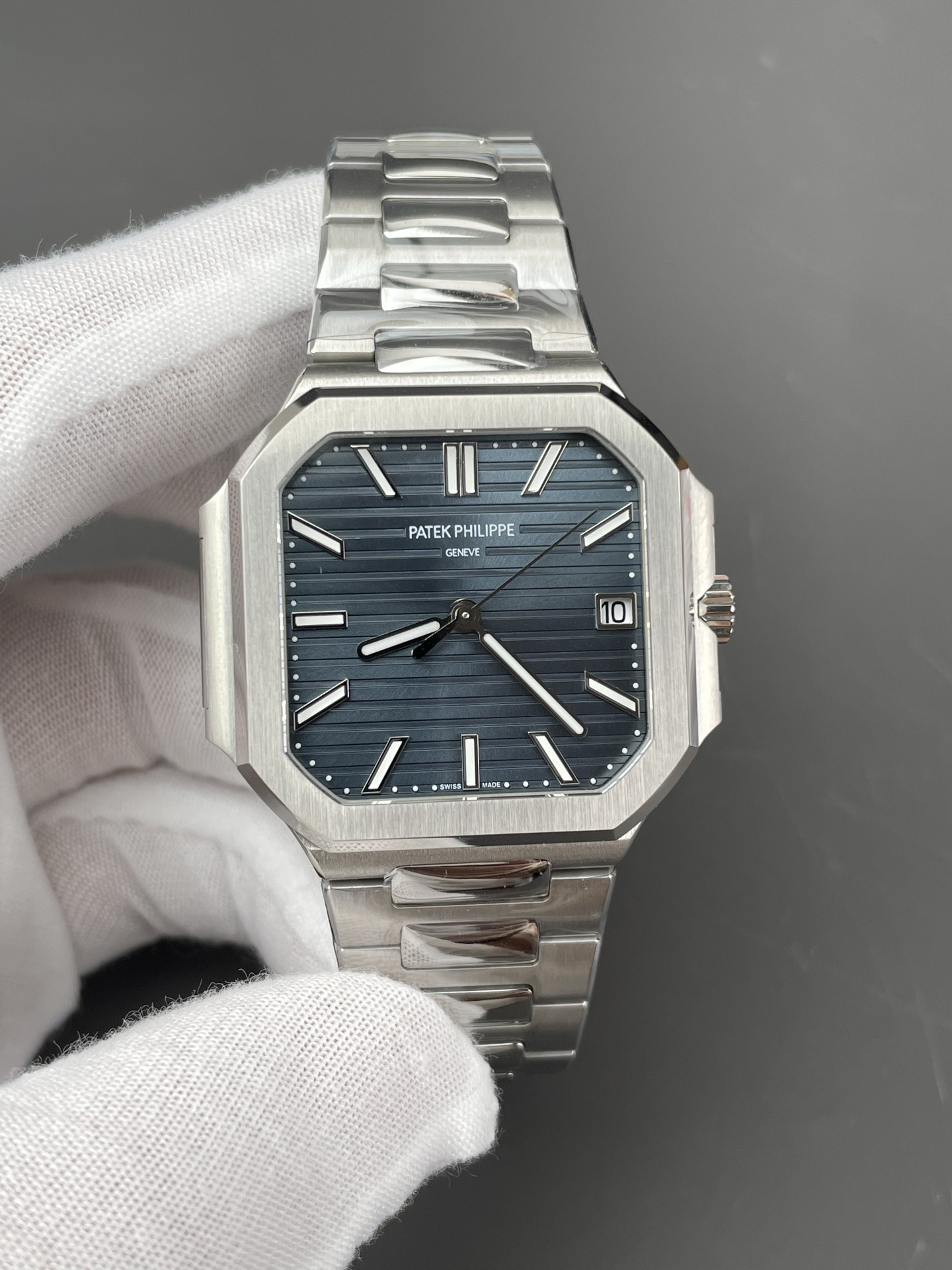 Patek Cubitus 7128 Blue Dial (Small TV)