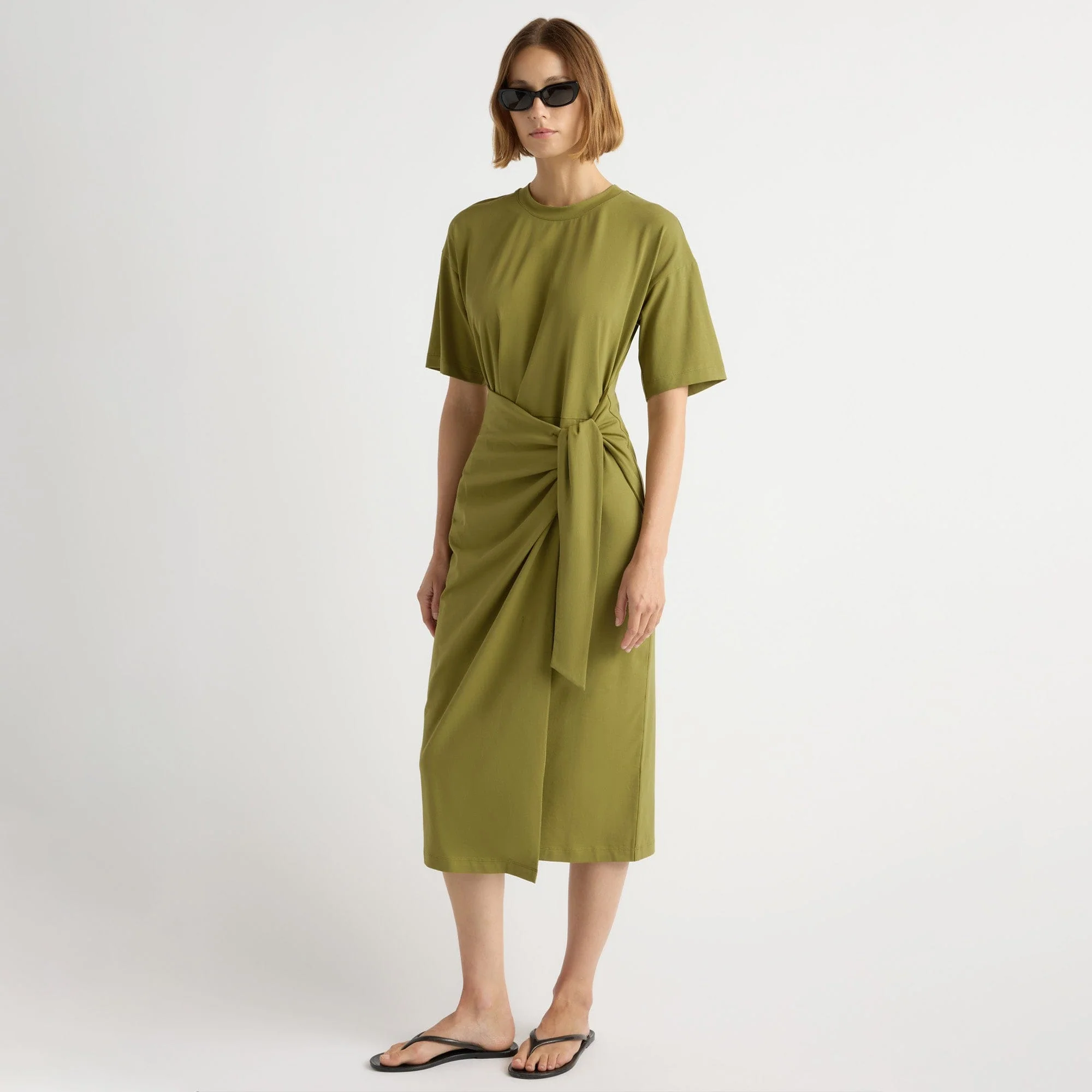 Noa Organic Cotton T-Shirt Wrap Dress