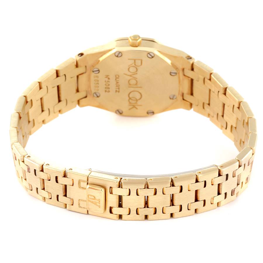 Audemars Piguet Royal Oak Yellow Gold Diamond Rubies Ladies Watch 66344BA