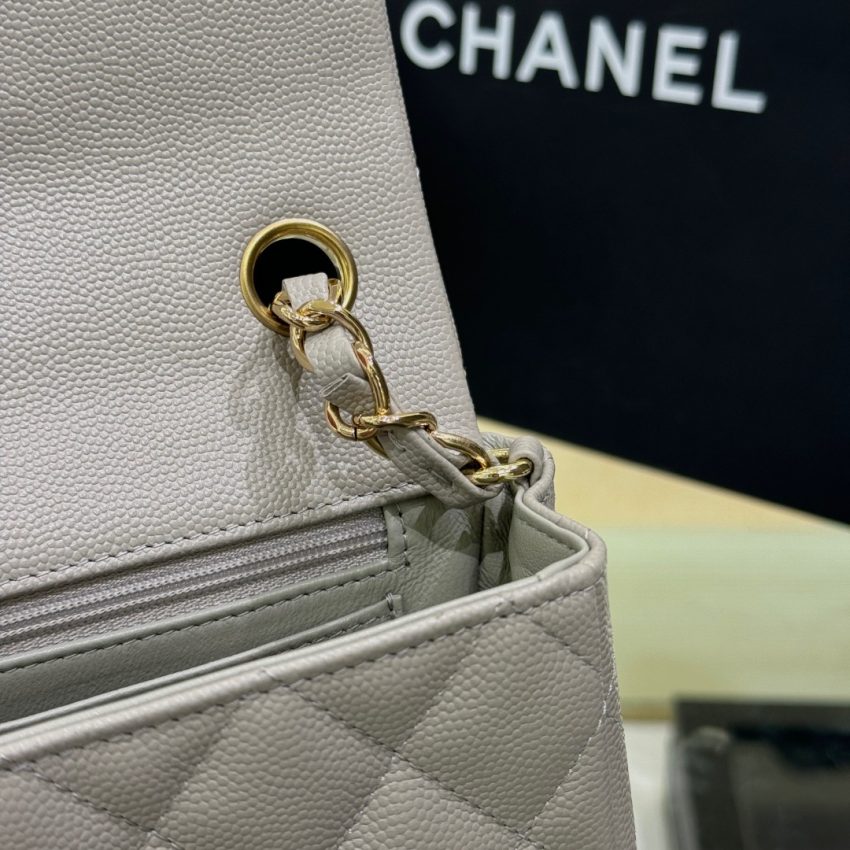 CHANEL Classic Flap 20cm Gray