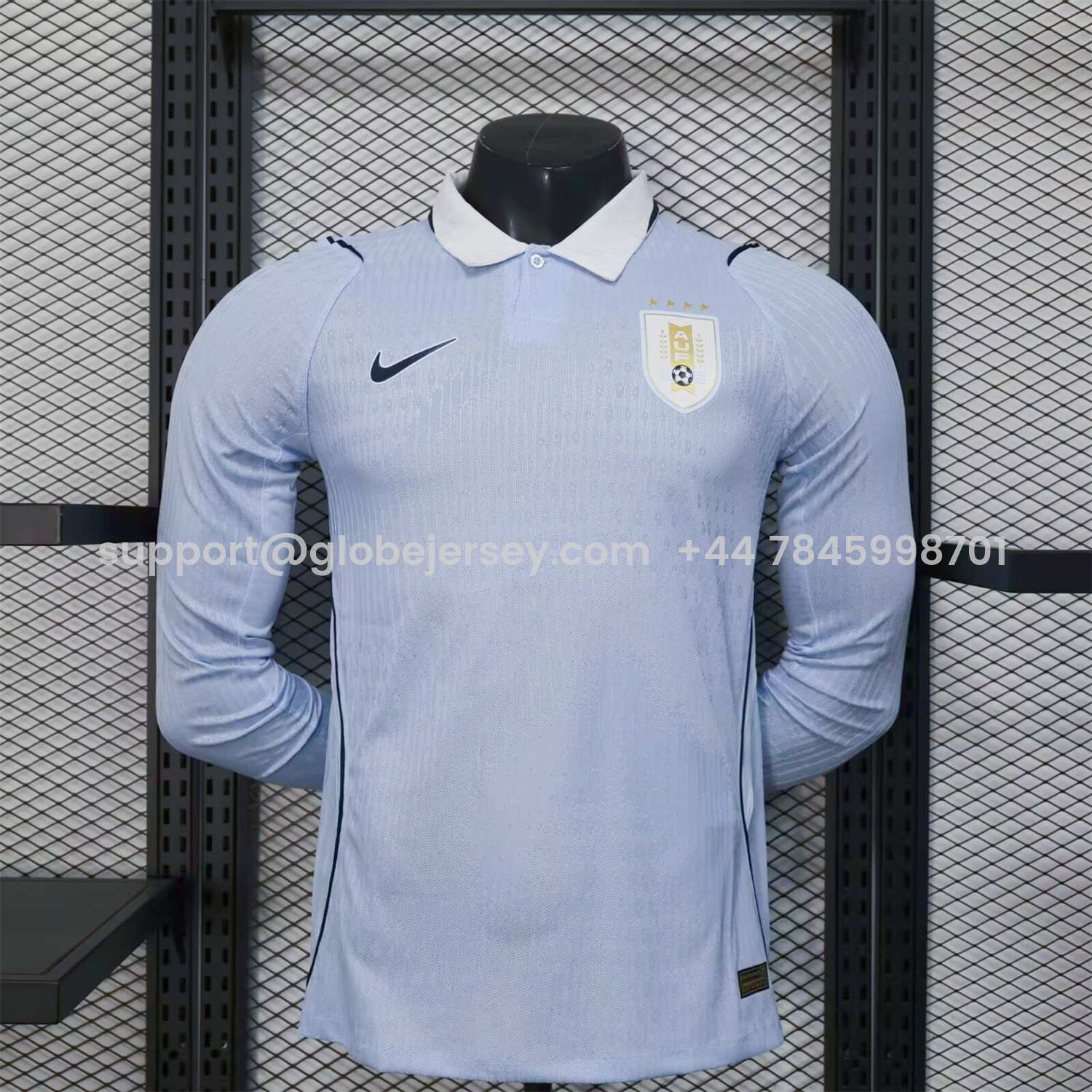 Uruguay 2026 Home Long Sleeves Jersey - Player Version