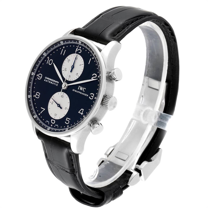 IWC Portuguese Chronograph Automatic Steel Mens Watch IW371404