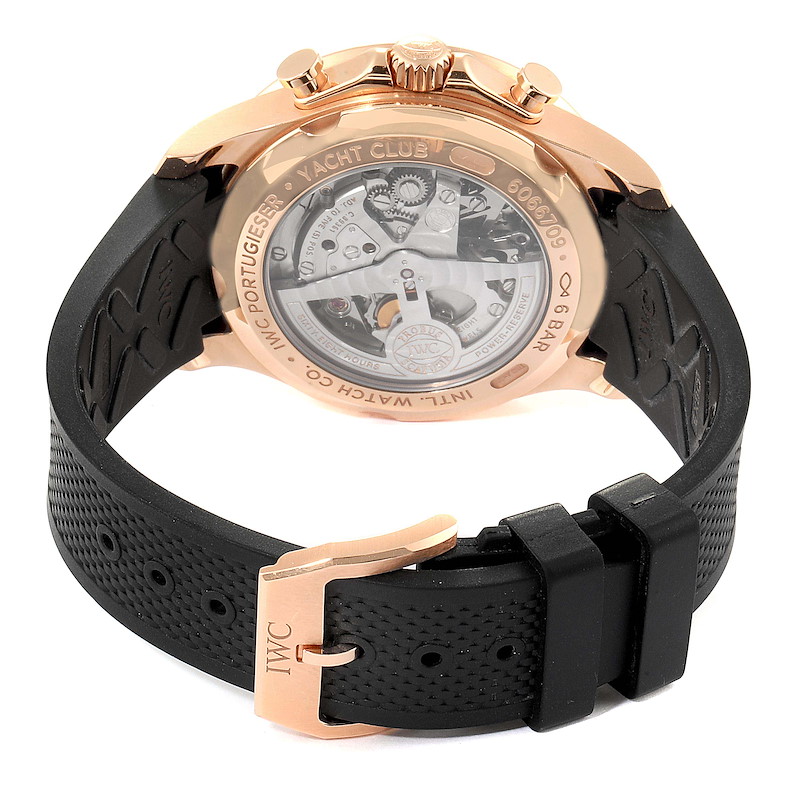 IWC Portuguese Yacht Club Rose Gold Chronograph Watch IW390209