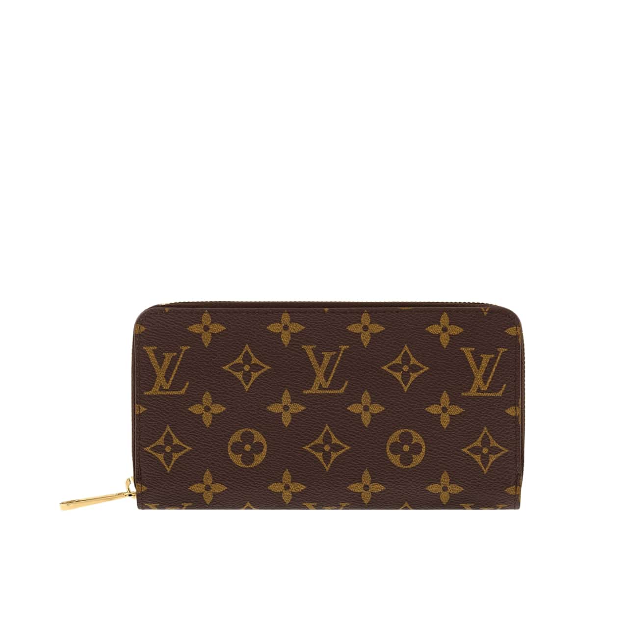 Louis Vuitton Zippy Wallet Monogram Canvas Brown 19cm M42616