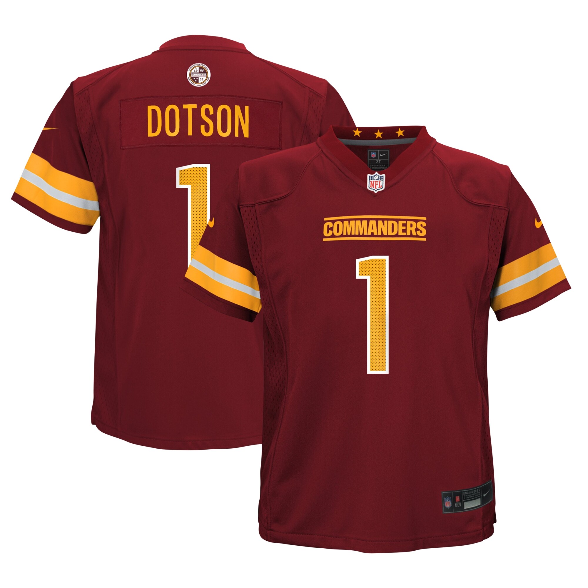 Jahan Dotson Washington Commanders Nike Infant Game Jersey - Burgundy
