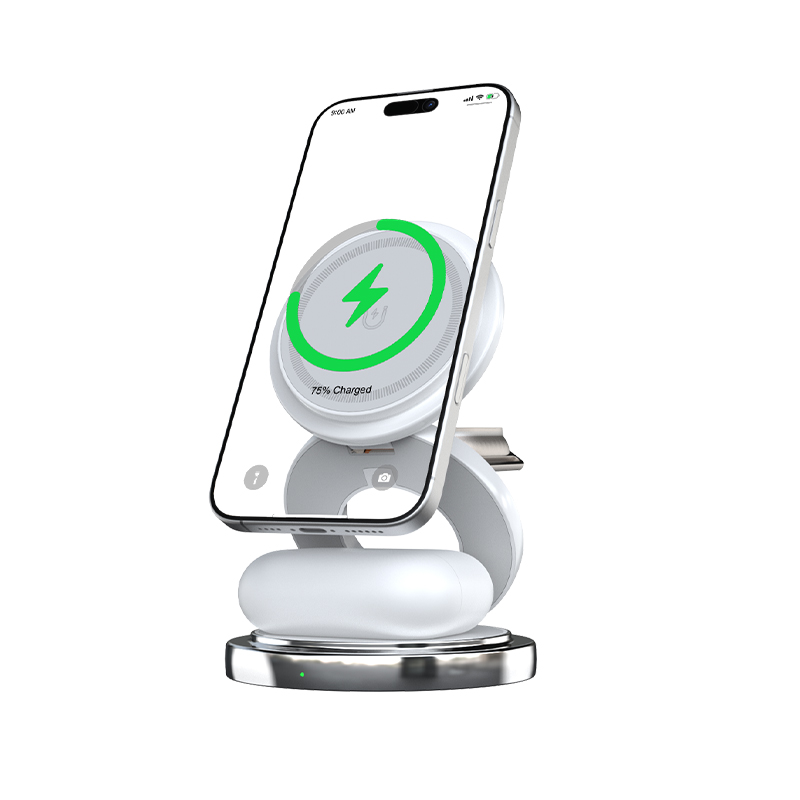 Folding Three-in-one Magnetic Wireless Charger