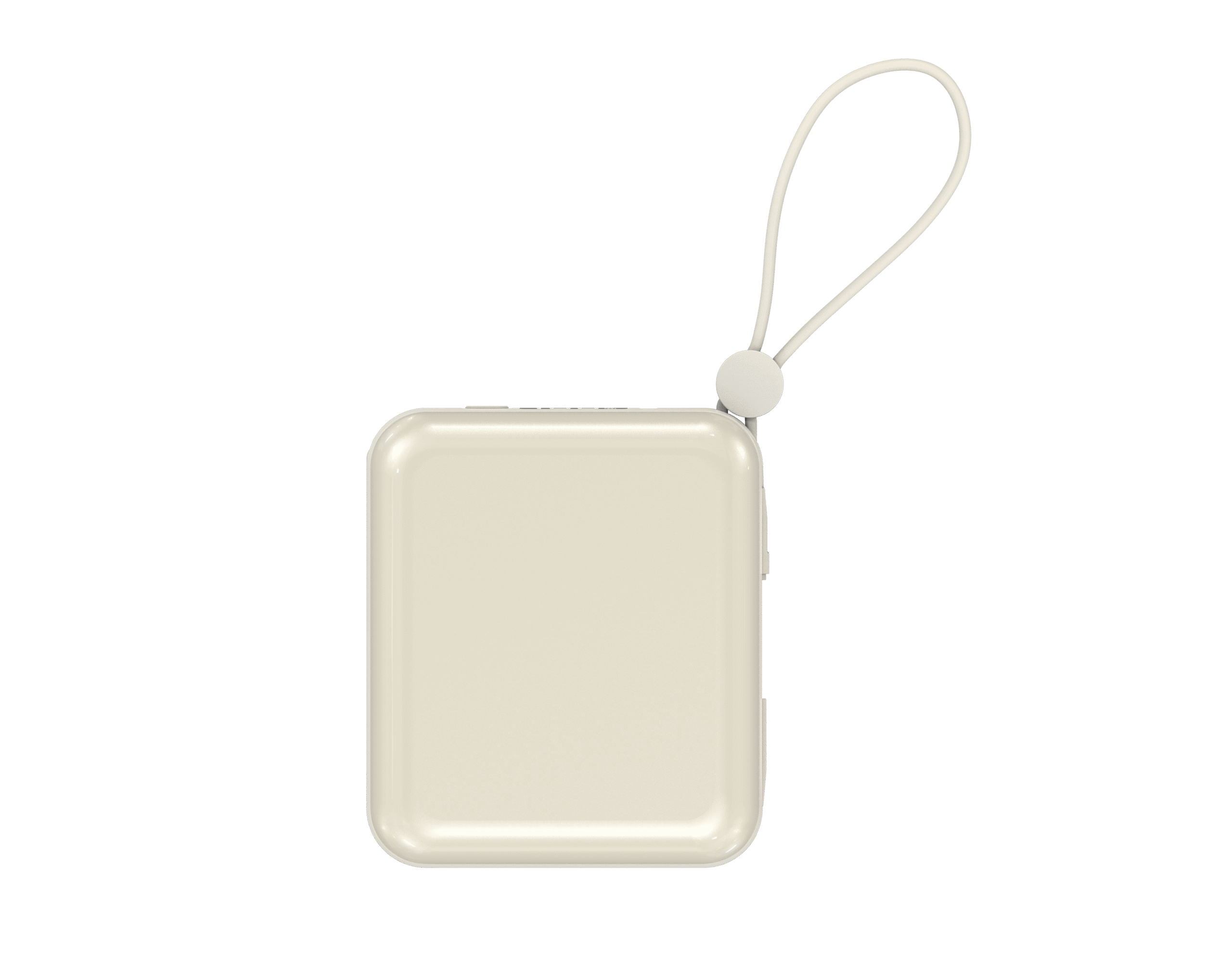 22.5W Mini Power Bank with Built-in Cable and Large Capacity