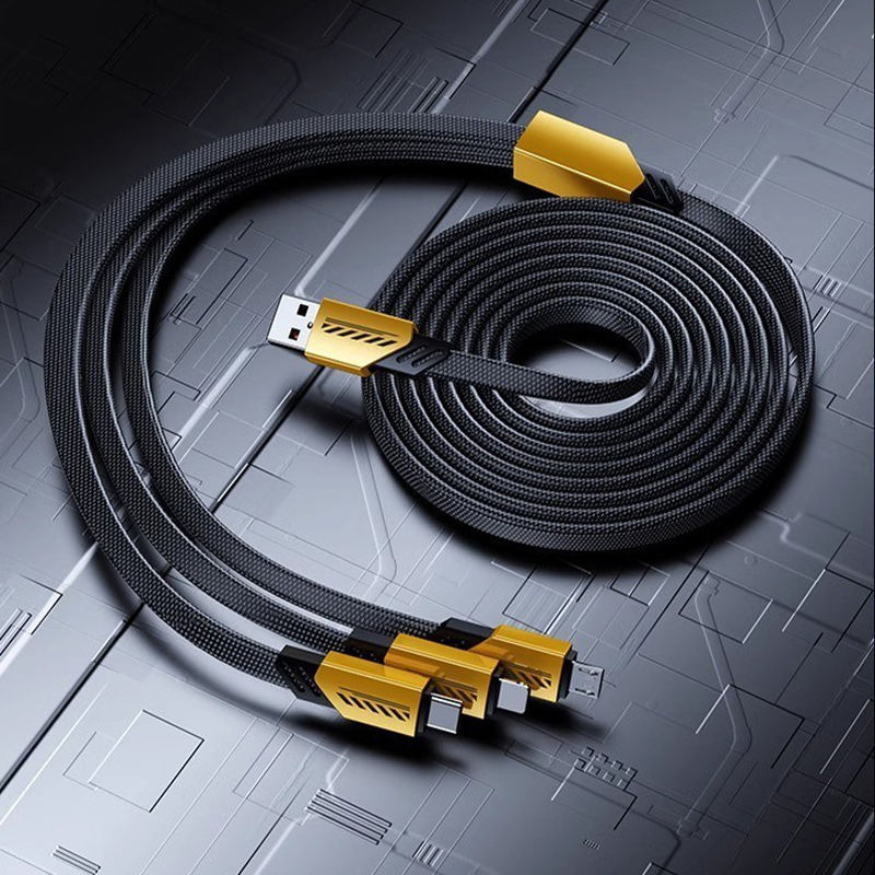 Universal 3-in-1 Fast Charging Data Cable for All Devices