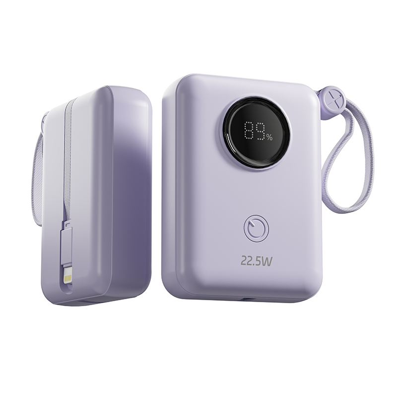 Mini Lightweight 10000mAh Large Capacity Built-in Power Bank