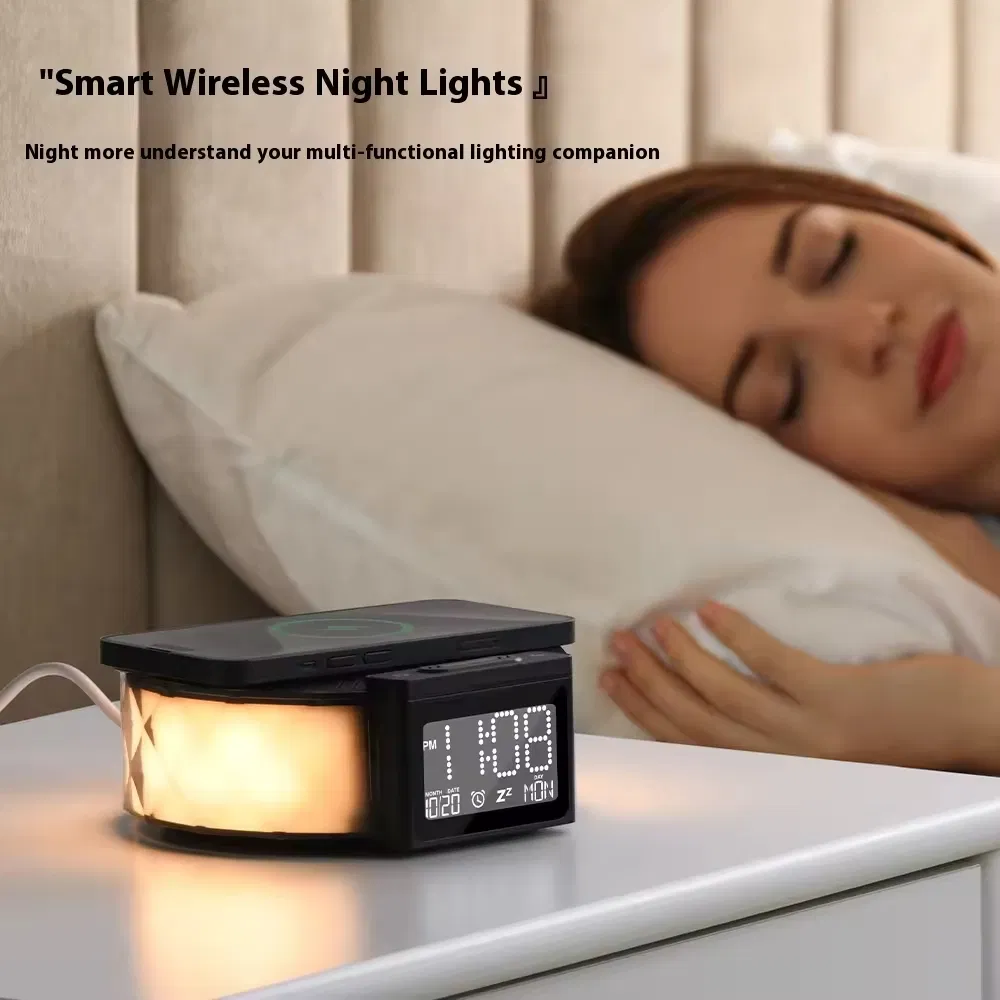 Wireless Charging RGB Alarm Clock