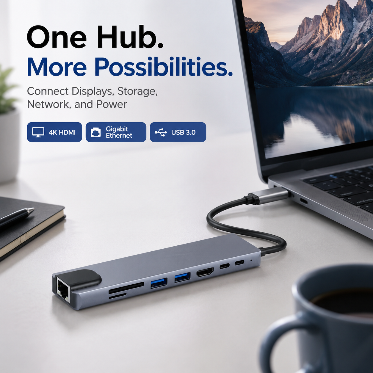 Computer multi-function adapter