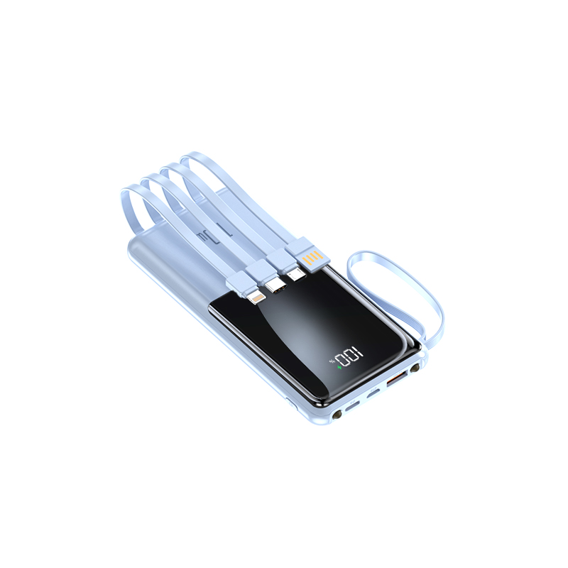Hanging Rope with Built-in Power Cord, Compact and Portable Power Bank