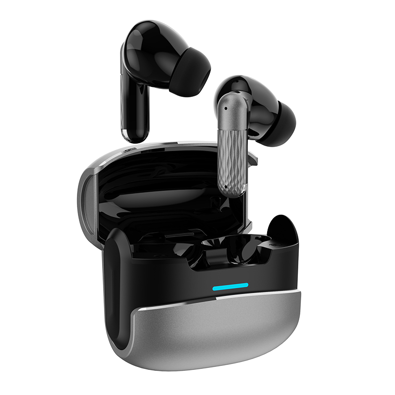 Binaural Stereo Sound Metal TWS Bluetooth Earphones