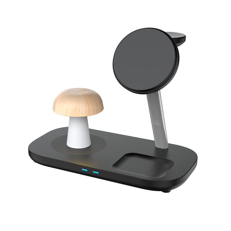Wireless Mushroom Night Light Charging Bank