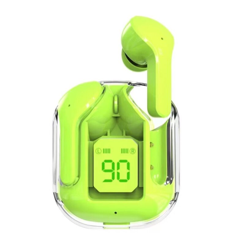 Explosive Transparent Digital Bluetooth Earphones