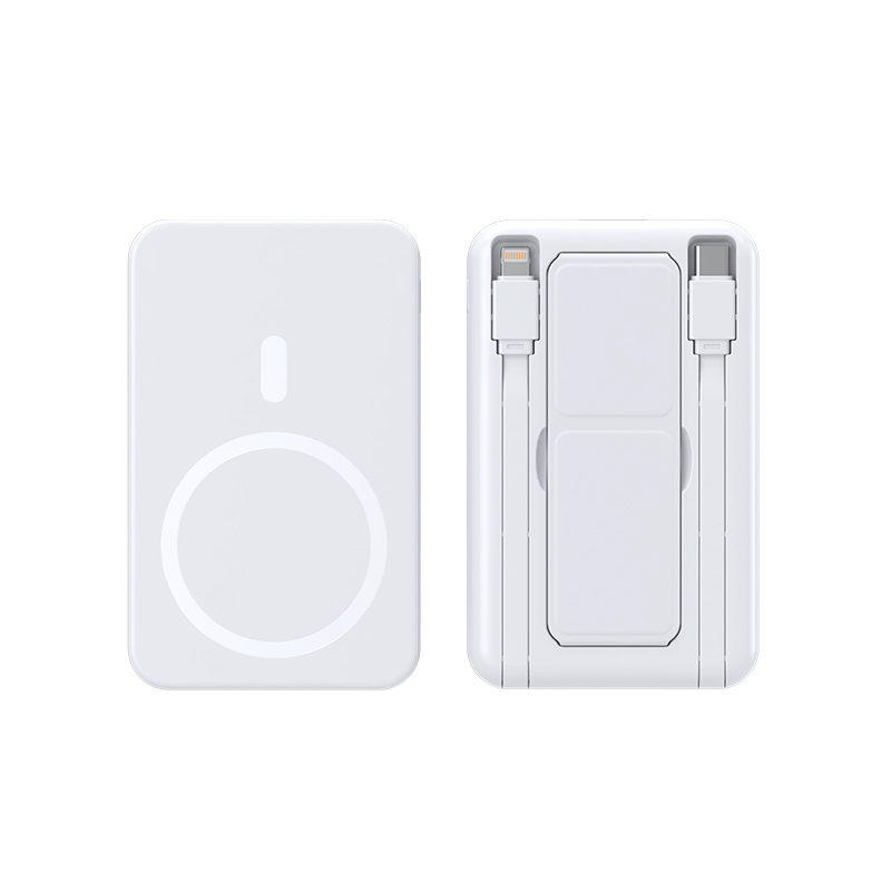 Ultra Thin Fast Charging Magnetic Bidirectional Wireless Power Bank