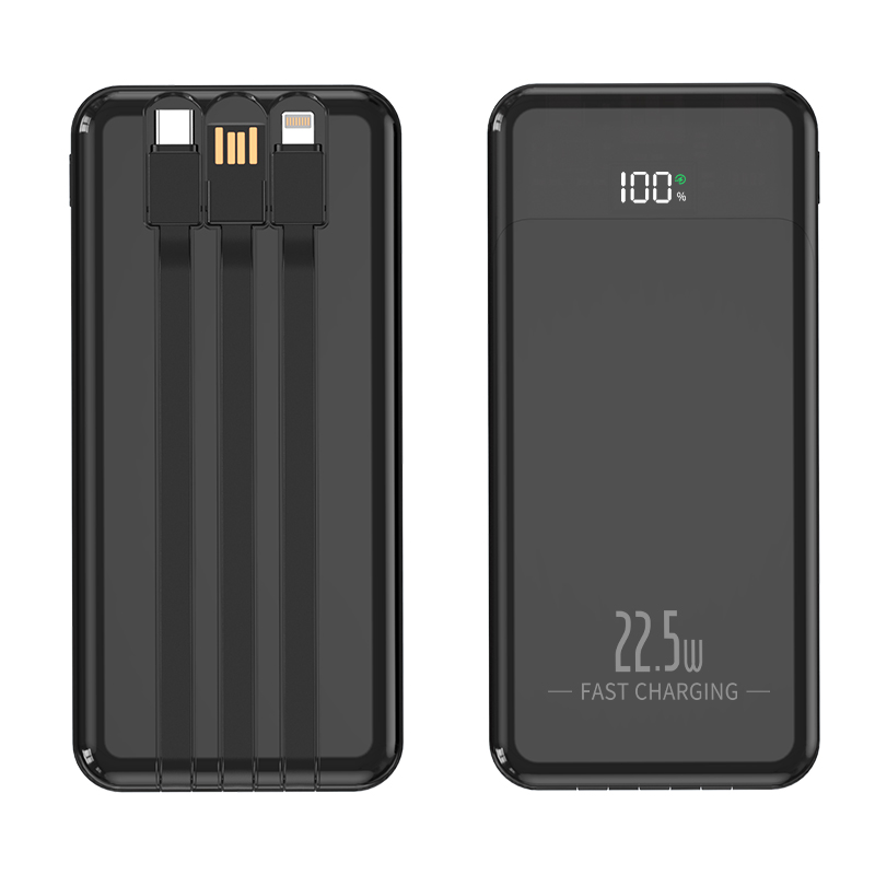 Ultra Thin Fast Charging Comes with a 3-Wire Gift Mobile Power Bank