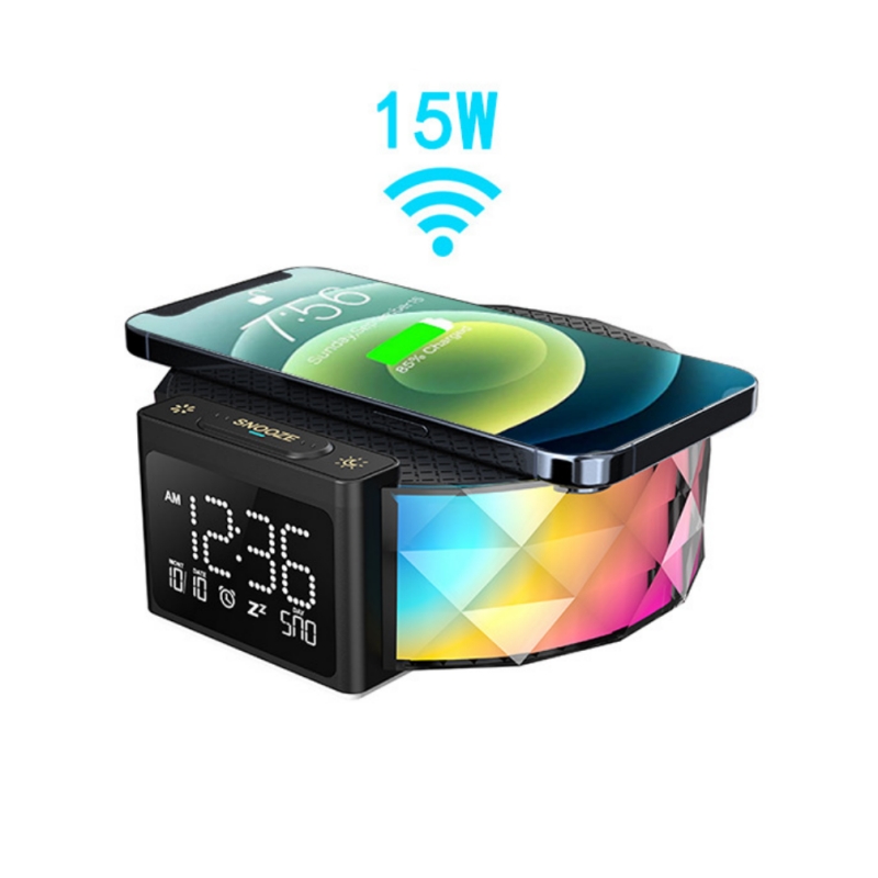 Wireless Charging RGB Alarm Clock