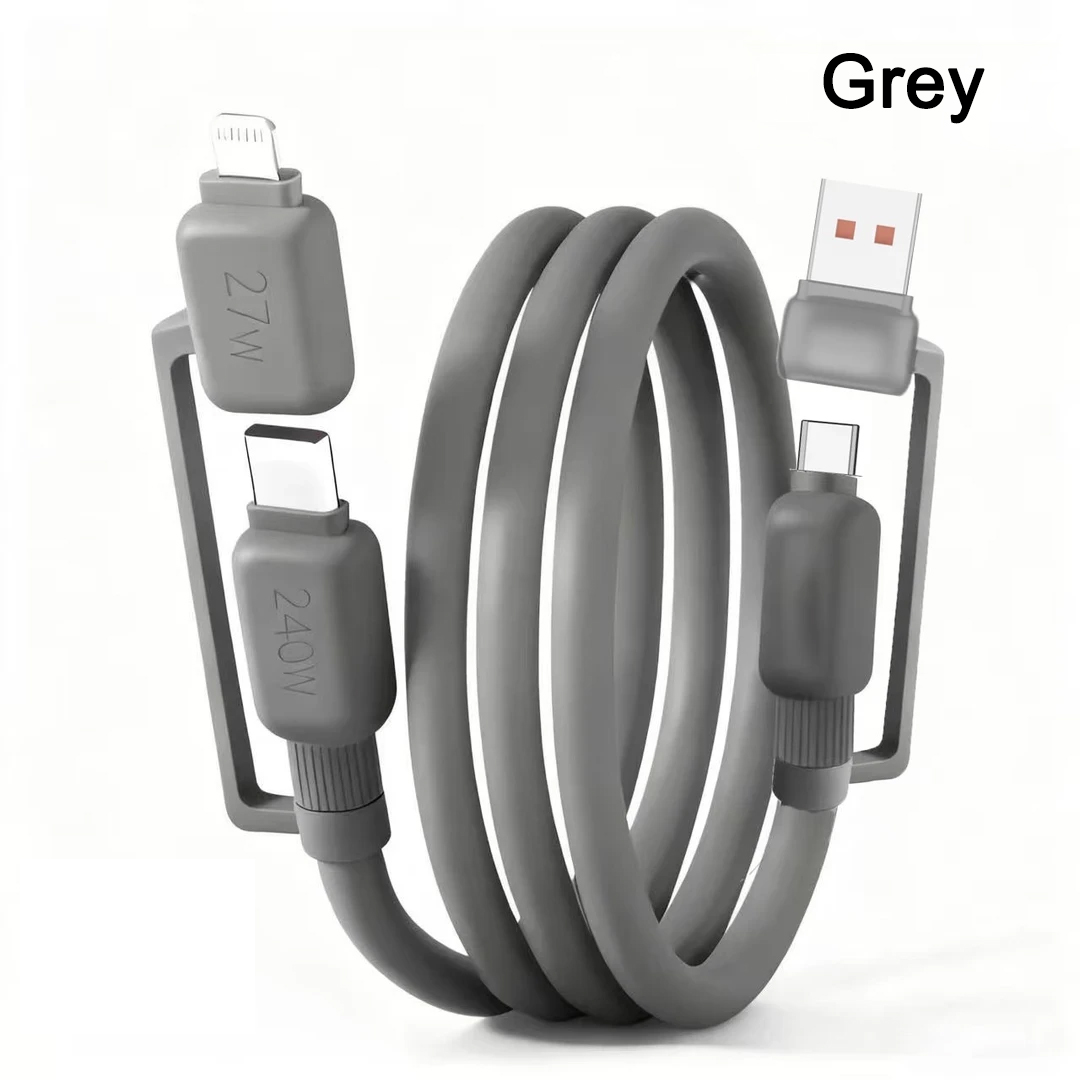 120W 4-in-1 Fast Charging Data Cable