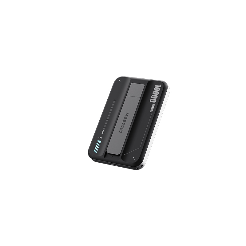 3 in1 10000mAh Ultrathin Magsafe Power Bank with Cables & Stand