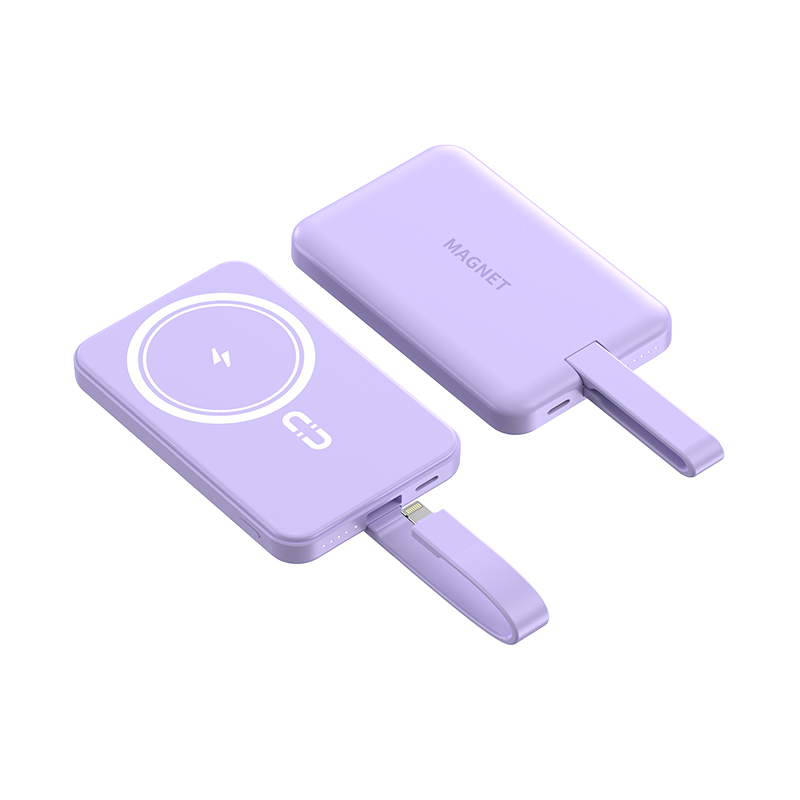 Portable Detachable Design Mini Magnetic Suction Power Bank