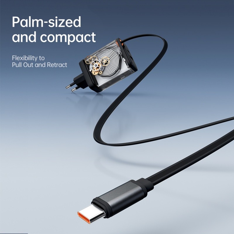Wall charger 67W built in cable fast charger