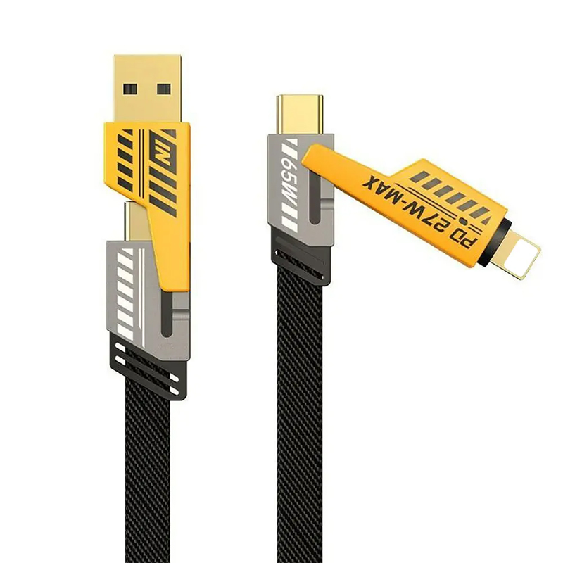 Mech four in one charging cable