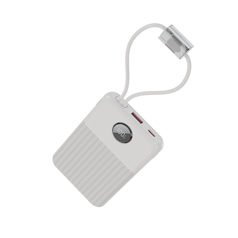 Mini Digital Round Screen Power Bank 10000mAh
