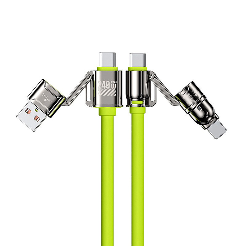 240W 4-in-1 Super Fast Charging Data Cable